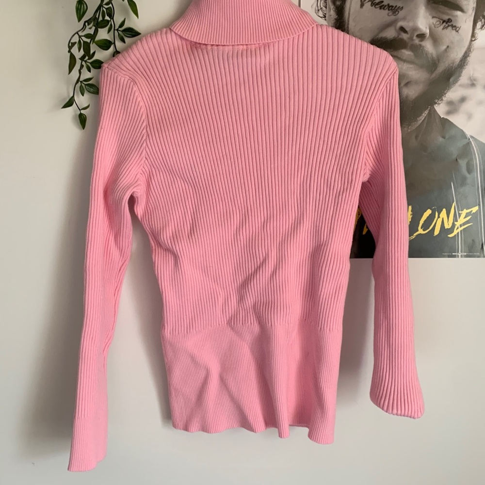 Pink Turtle Neck Sweater